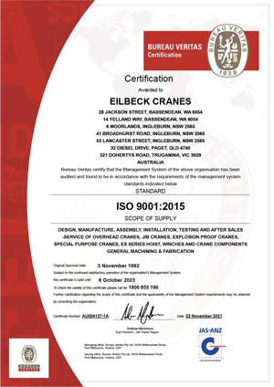 QMS Certificate